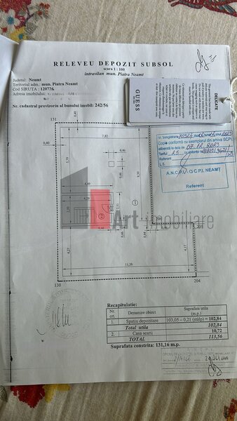 Piatra Neamt, spatiu comercial de inchiriat in zona Pietei Centrale